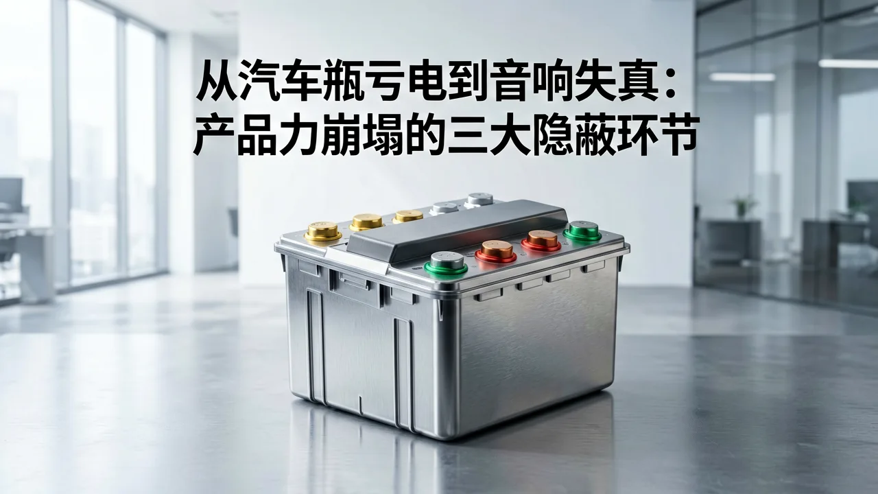 从汽车电瓶亏电到音响失真:产品力崩塌的三大隐蔽环节
